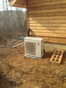 This is a 3 ton, multi zone mini split heat pump system. This type of system enables you to control the temperature within any space that has an indoor unit installed.